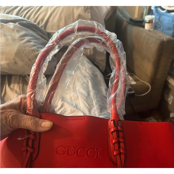 Gucci large red tote new - Picture 3 of 5